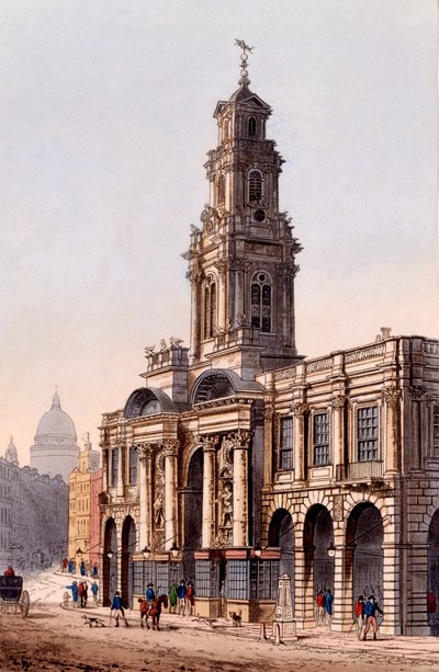 De Koninklijke Beurs, 1816 door Rudolph Ackermann